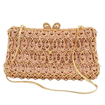 

Crystal Wedding Bridal Evening Bags Champagne Fashion Bags Ladies Luxury Bags Clutches Evening Bags A532