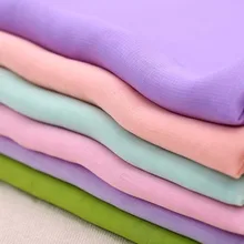 1,5 м* 1 м шифоновая ткань свадебная ткань подкладки для одежды юбка DIY жоржет тюль платье Материал 100D шифон ткань