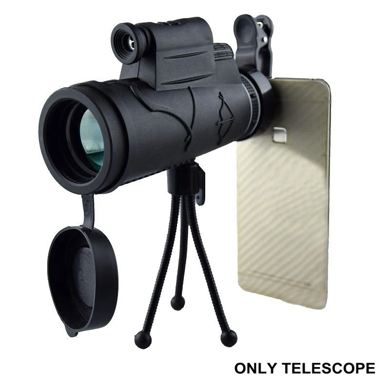 

Universal Telescope For Mobile 12x Light Night Vision Camera Lens Monocular Telescope Phone Waterproof Outdoor Camping Hiking
