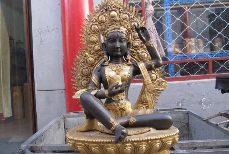 

24 INCH Tibet Buddhism Fane bronze Vajrapani Avalokitesvara Buddha Statue