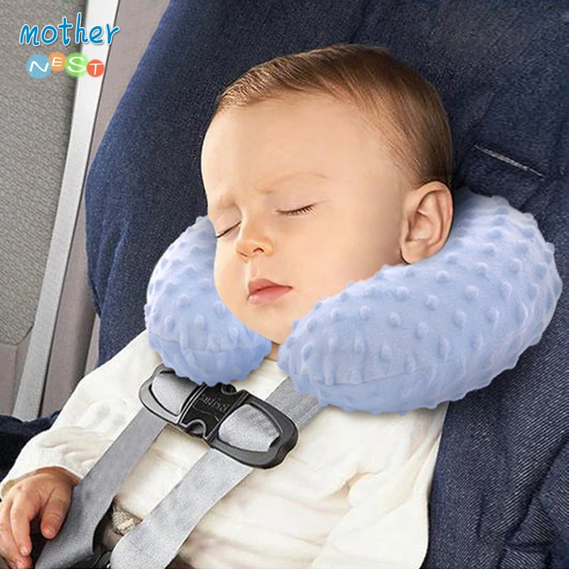 

2018 Newly Inflatable Pillow Baby Travel U Shape Pillow Neck Protection Washable Children Pillow Cushion Portable Baby Pillows