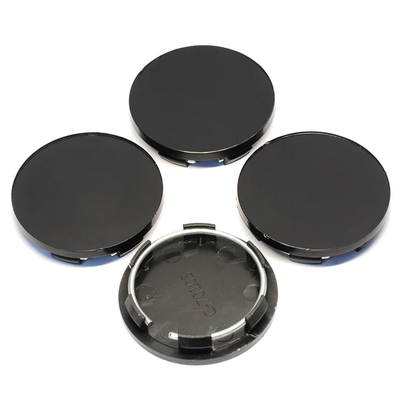 4 шт./лот, черный пластик, 50 мм(50,5 мм), для автомобиля, грузовика, транспортного средства, центр обода колеса, Крышка Ступицы, набор покрышек, значок, Крышка Ступицы, автомобильные аксессуары