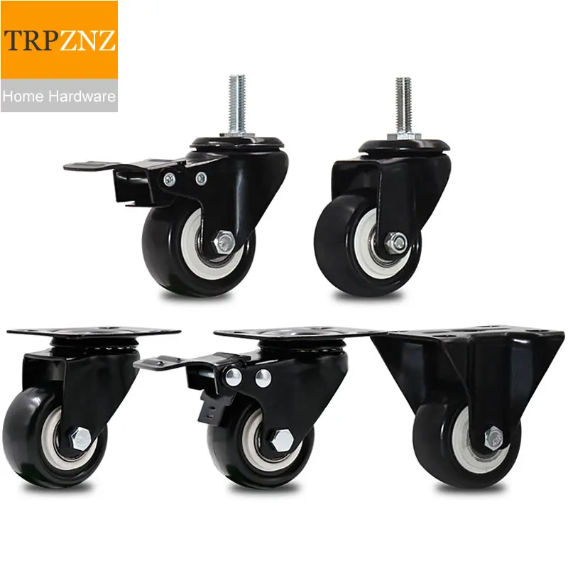 

Furniture caster,Directional wheel,for wardrobe/Flower stand,Polyurethane wheel,low noise Wear resistant ,High load bearing