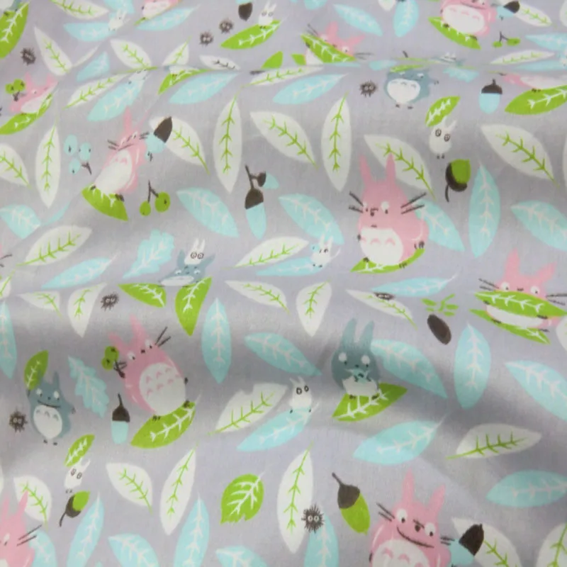 Buy Adorable 50x160cm Grey Chinchilla Totoro & Leafs