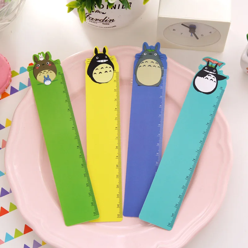 40 pcs/lot 15cm Cartoon My Neighbor PVC ruler for student Cute Totoro