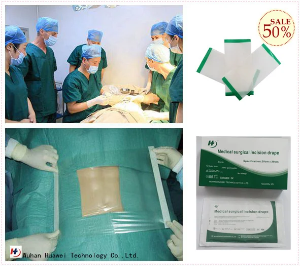 10 Cm X 20 Cm Surgical Incision Dressing Pu Incise Drape Wound Dressing Film Ce Pda Health Care