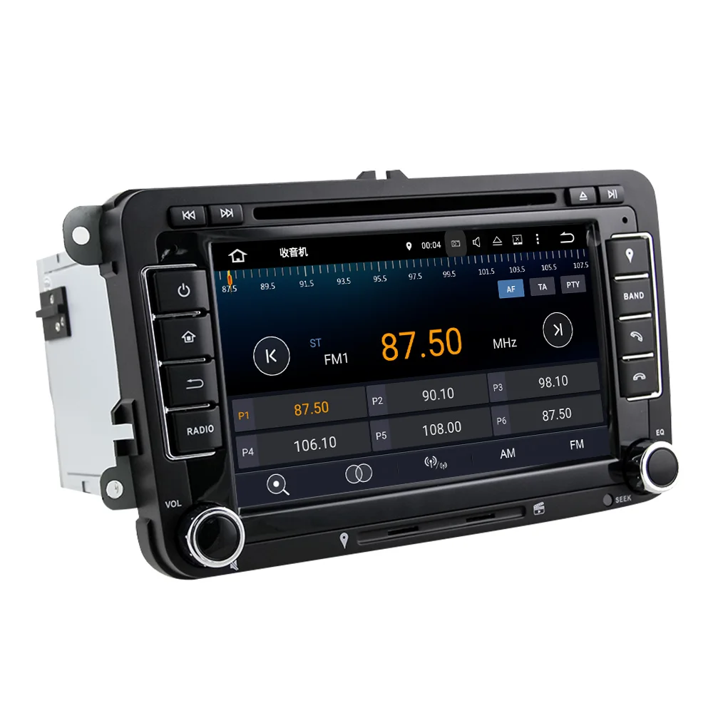 Flash Deal Eunavi Octa Core Android 9.0 2 Din Car dvd player For VW GOLF JETTA POLO TOURAM PASSAT B6 GPS Navi Stereo Radio touch screen usb 2