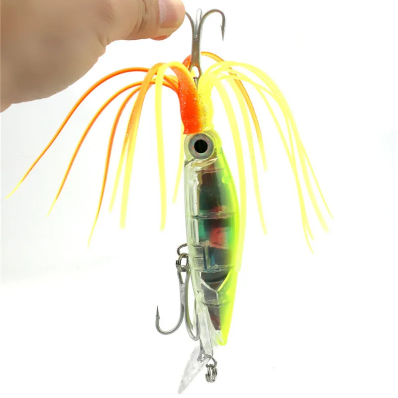 Lifelike Big Octopus Squid Jig Fishing Lure 14cm40g Hard Plastic Artificial Bait with Treble Hooks Fishing Tackle Accessories (17)