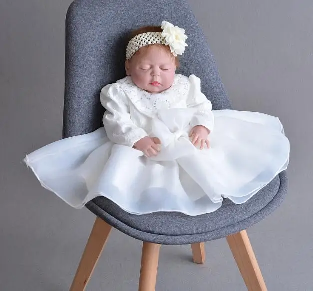 

2019 New Fashion Full Body Silicone Reborns Dolls 22 Inch Sleeping Non-toxic Newborn Reborn Babies Toys For Girls Gift play toy