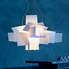 Foscarini, бумажные сваи большого взрыва, люстры, светильники, приспособление, современные скандинавские капельки, домашнее, внутреннее освещение, столовая, Подвесная лампа