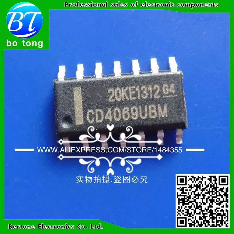 

Новый CD4069UBM CD4069BM CD4069 SOP14 CMOS Hex Inverter IC, 20 шт./лот