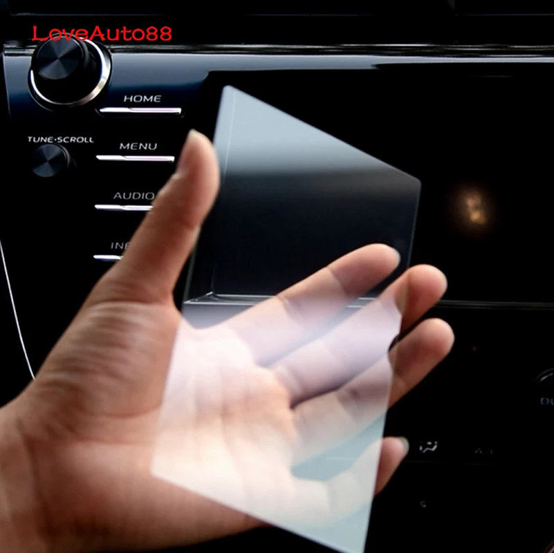 

Car GPS Navigation Screen Glass Protective Film Tempered Glass Screen Protector For Toyota Camry 2018 7/8 Inch Car Styling