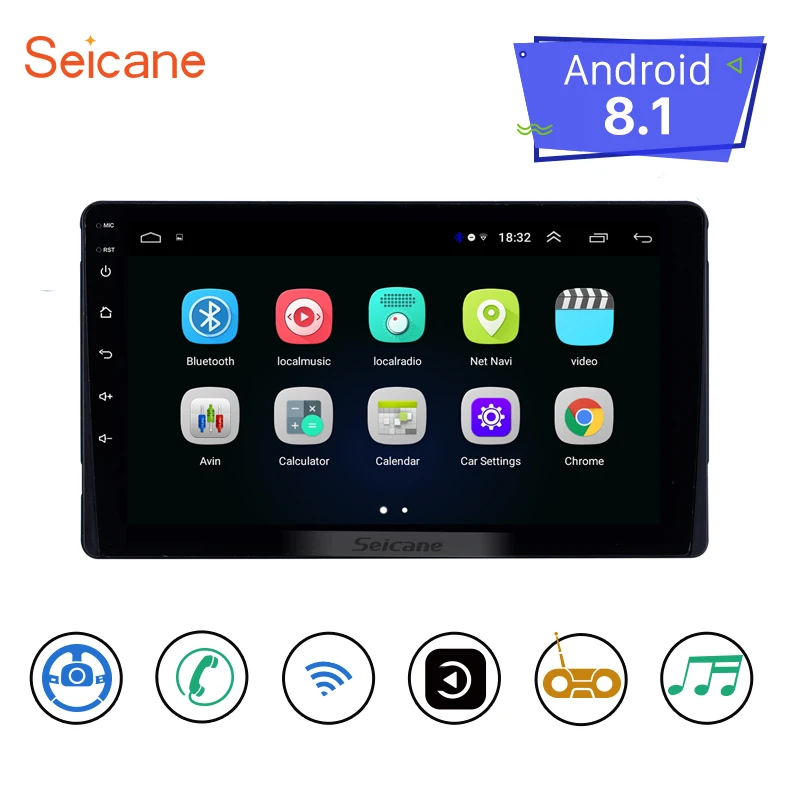 Seicane 9 дюймов HD сенсорный экран радио GPS навигация для 2015 TOYOTA Sienna Android 1