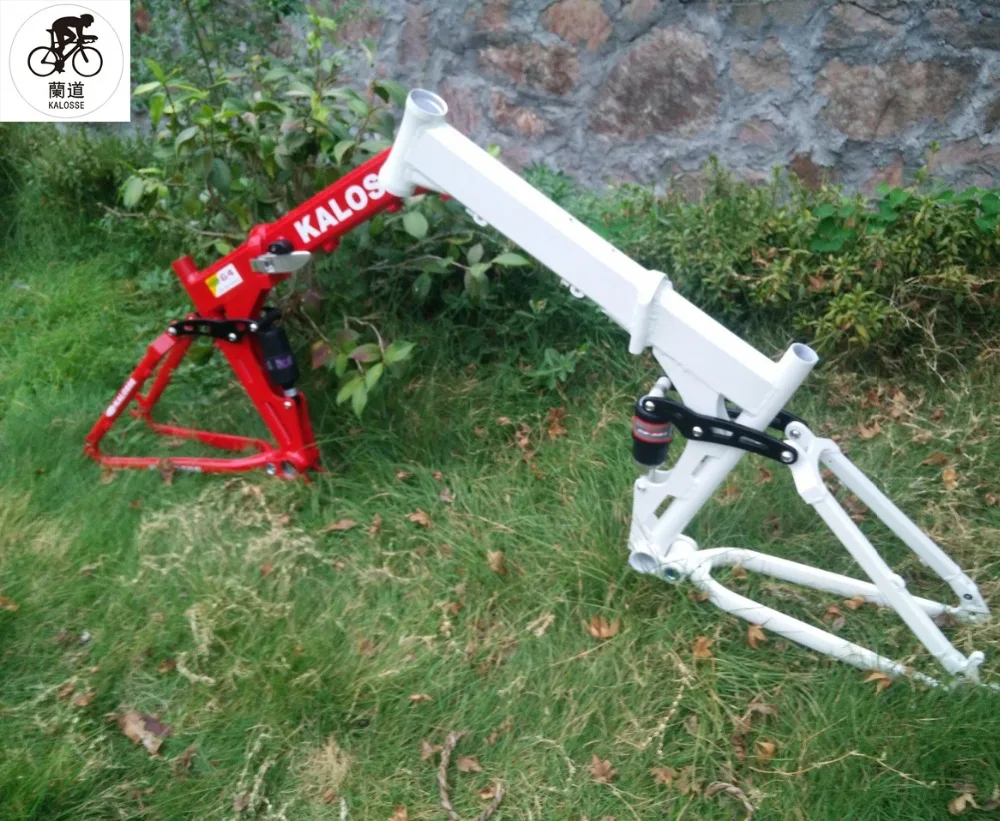 Perfect Kaloss  26*17  165mm travel  foldable  alloy bicycle  frame  full suspension   mountain  bike frame 0