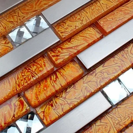 Kitchen Backsplash Orange popular orange mosaic tiles-buy cheap orange mosaic tiles lots Kitchen Backsplash Orange popular orange mosaic tiles-buy cheap orange mosaic tiles lots