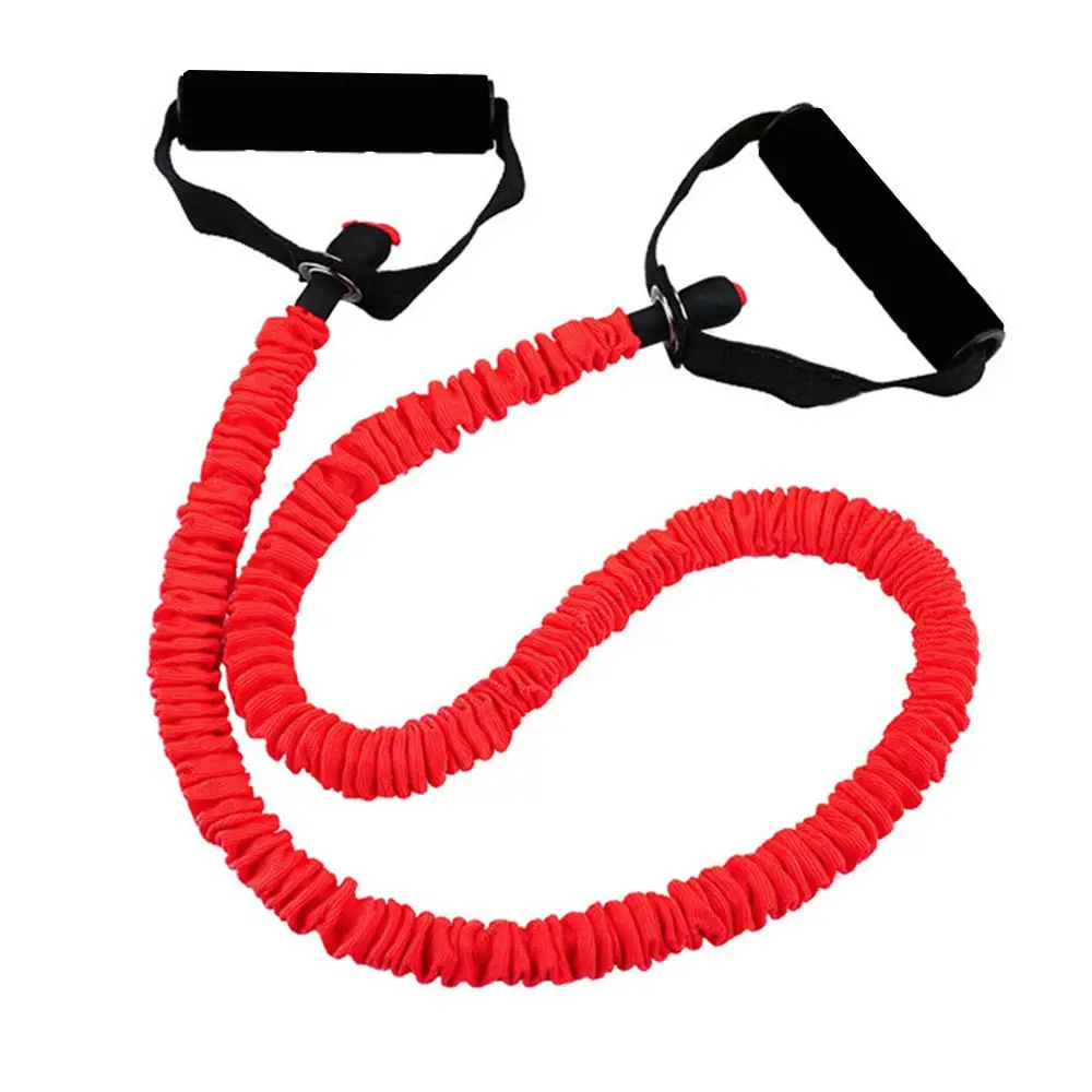 Дропшиппинг Йога тяга веревка фитнес Эспандеры упражнения трубы силовая тренировка резиновая веревка экспандер тренировки - Цвет: red