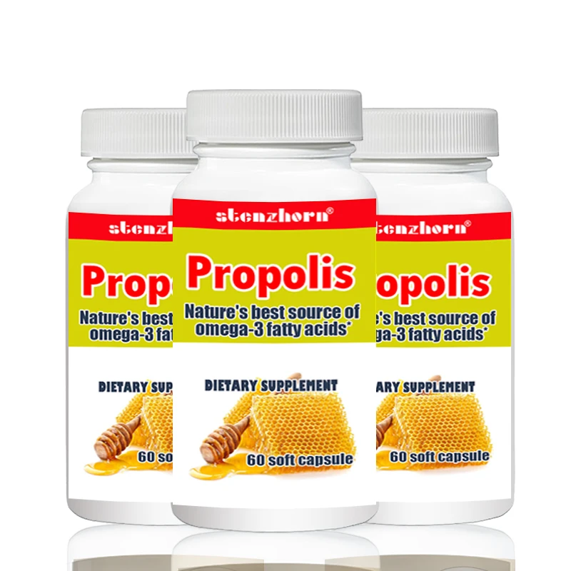 

Propolis 60pcs X 3 Bottles Total180PCS readily absorbed and utilized by the body.