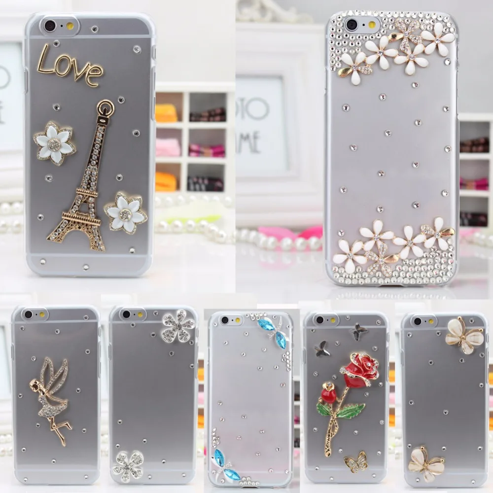Для Huawei p9 Классический красочные Мода Люкс Кристалл Rhinestone мягкая защитная TPU + PC