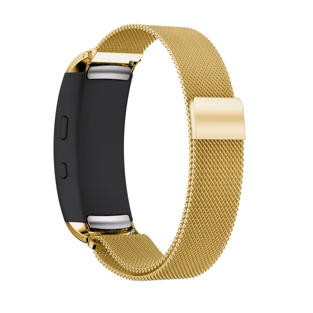 Нержавеющая сталь аксессуар Браслет для наручных часов samsung Шестерни Fit2 Pro браслет ремешок магнитные Петля Миланезе Замена