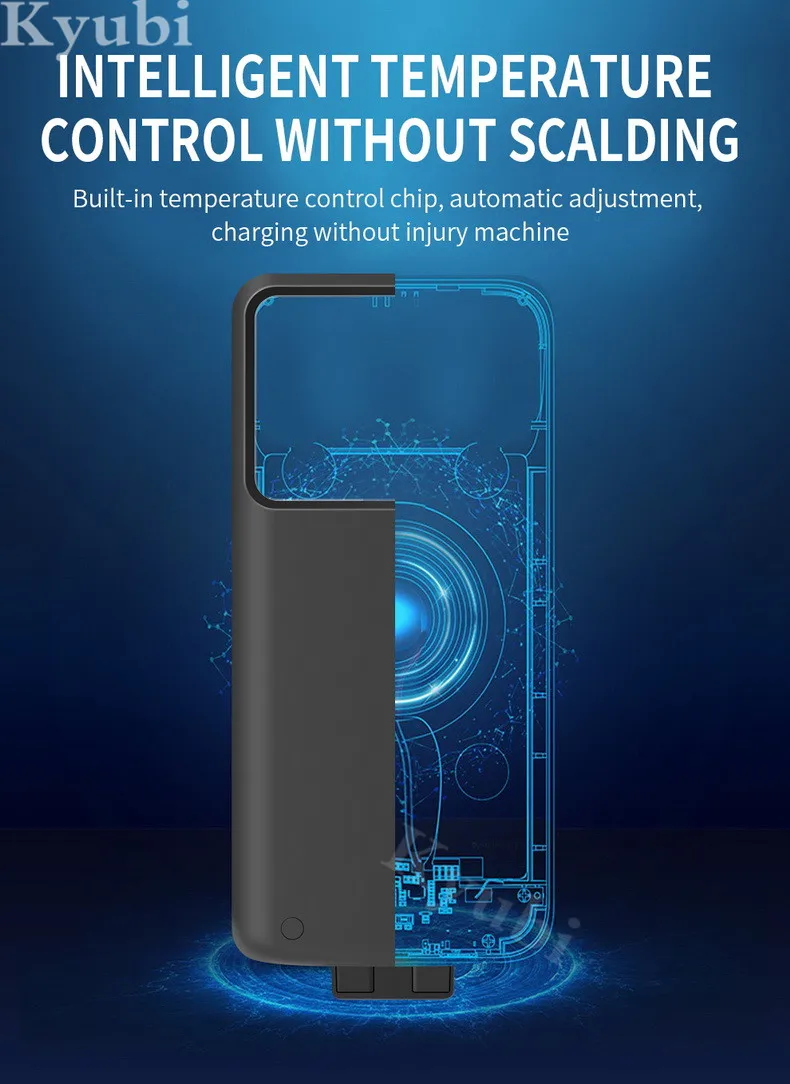 Для OPPO Find X зарядное устройство чехол высокой емкости 7000 мАч Внешний портативный беспроводной зарядный чехол для OPPO Find X Luxury 2 в 1