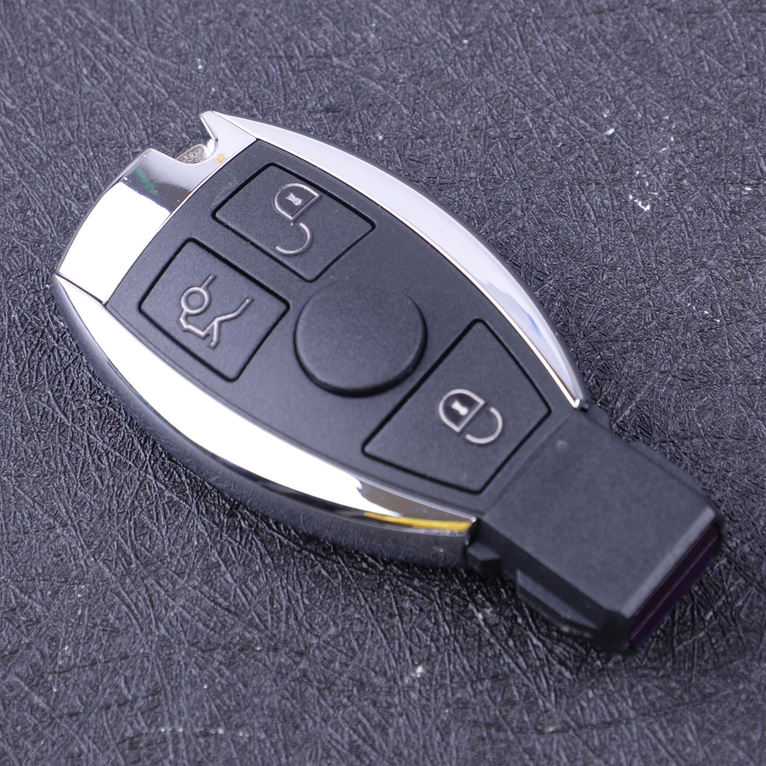 

DWCX 3 Buttons BGA Chip 433MHZ Smart Remote Key FOB Shell Key Replacement Fit for Mercedes Benz 2000-2017