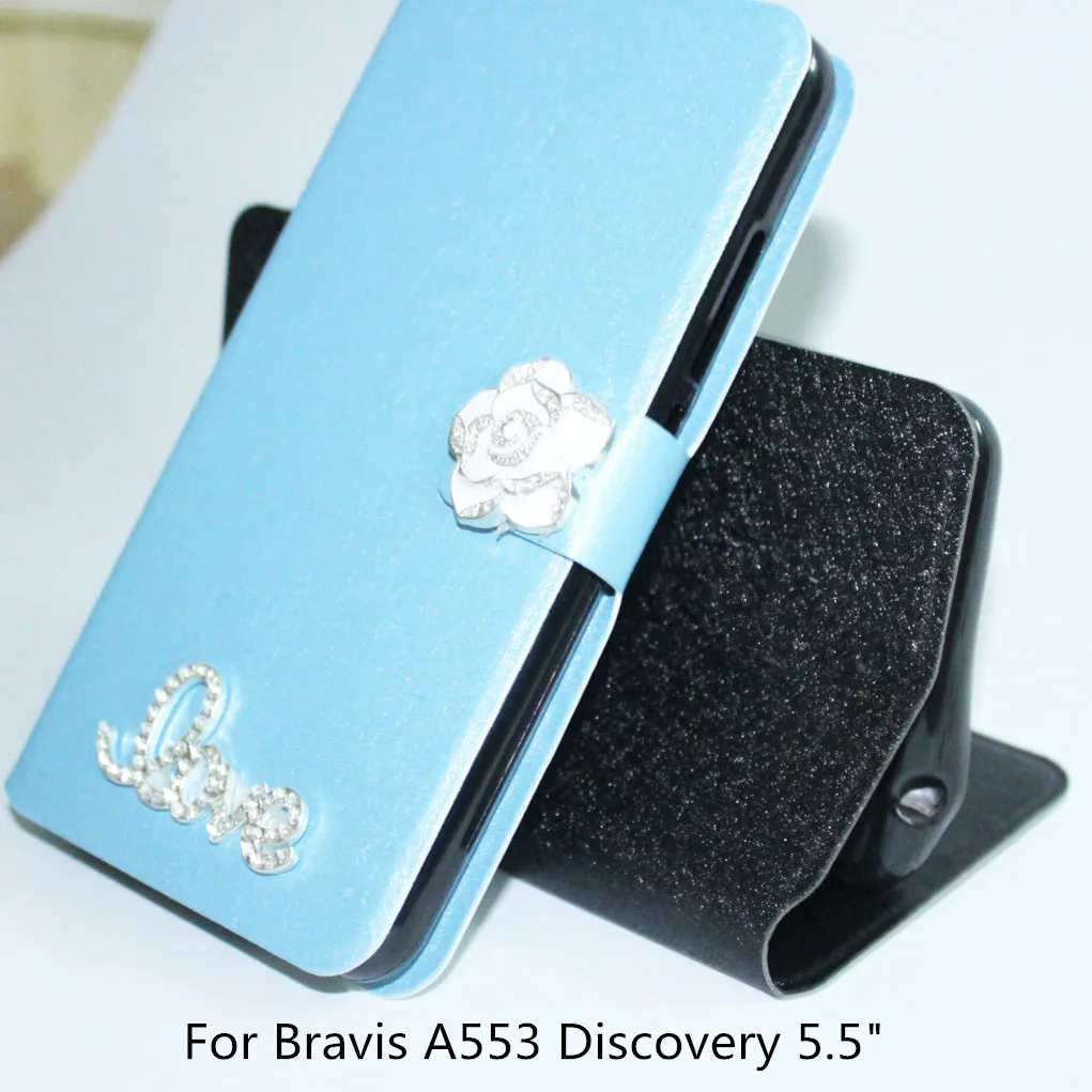 Люксовый чехол для телефона Funda Bravis A553 Discovery 5 &quotCoques Сумка портмоне из