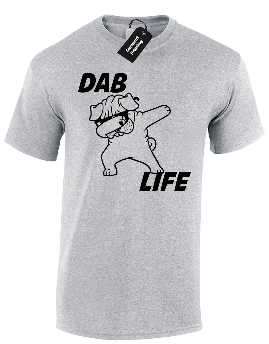 Мужская футболка DAB LIFE FUNNY MEME модная удобная с короткими рукавами для танцев