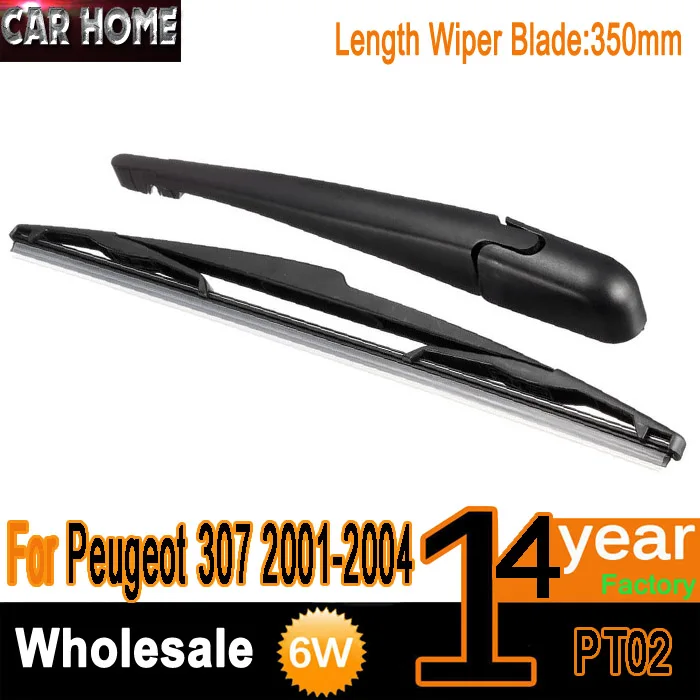 350MM For Peugeot 307 2001 2004 one door Rear Window Windshield