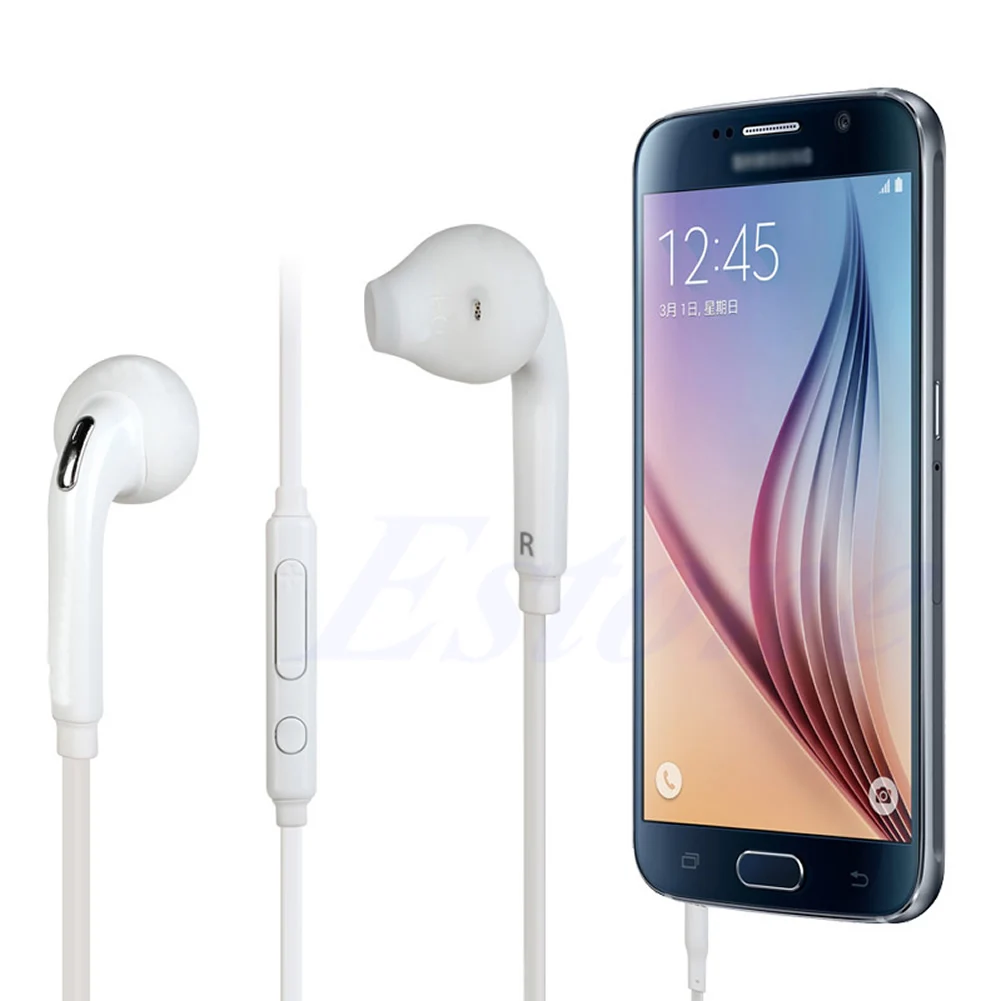 Гарнитура наушники-вкладыши наушники ж/микрофон для samsung Galaxy S6 Edge S5 S4 i9800