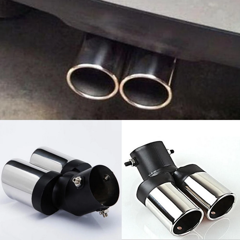 Universal Stainless Steel Exhaust Tail Rear Muffler Tip Pipe For Chevrolet Cruze Ford focus Ford