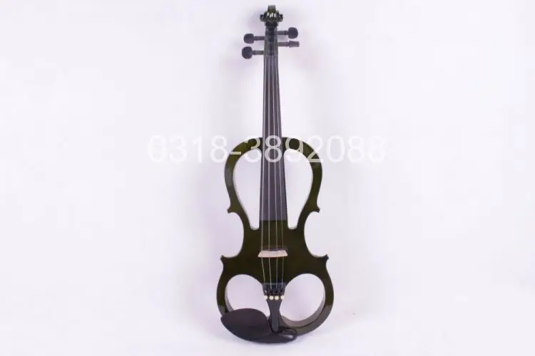

4 string New 4/4 Electric Violin Silent Solid Wood Body Powerful Sound Case Bow if you need 5 string violin please tell me