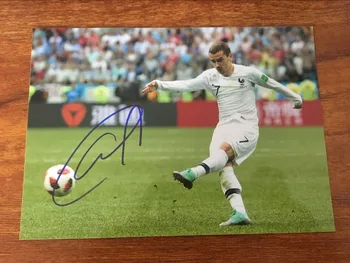 

hand signed Antoine Griezmann autographed photo World Cup Russia 5*7 072018B