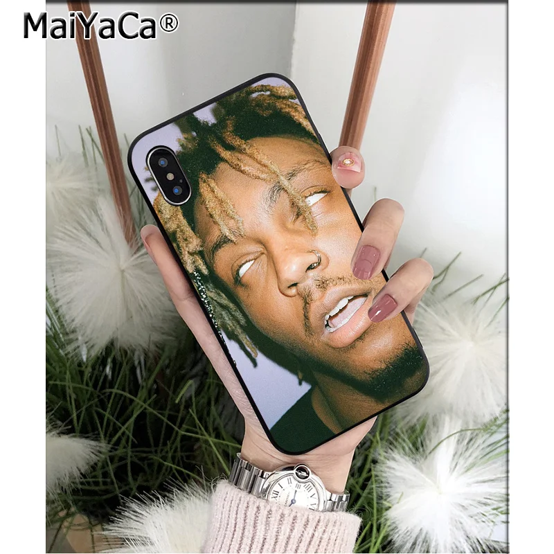 Мягкий чехол для телефона MaiYaCa Juice WRLD из ТПУ для iPhone 8 7 6 6S Plus 5 5S SE XR X XS MAX Coque Shell