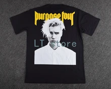 17ss männer marke clothing zweck tour justin bieber mitarbeiter t-shirt