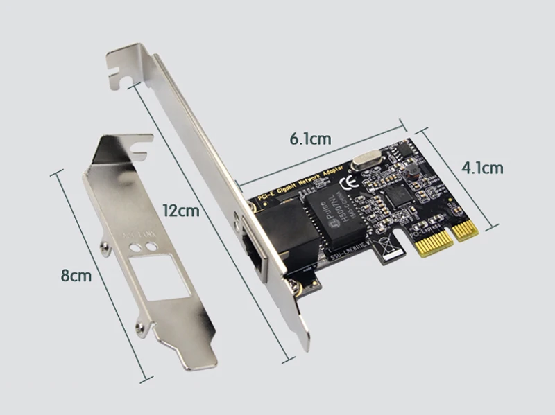 Gigabit Ethernet PCI-Express PCI-E адаптер сетевой карты RTL8111E Чипсет