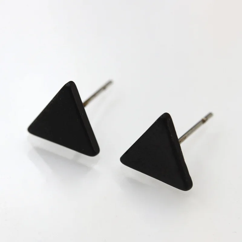 Простые геометрические треугольные Cube Серьги Y310|cube earrings|earrings earringtriangular earrings |