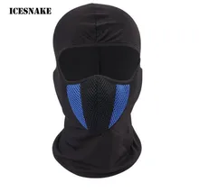 ICESNAKE Motorcycle Face Mask BalaclavaCycling Cap Mask Tactical Face Shield Airsoft Paintball Helmet Cap Hat Ski Training Mask