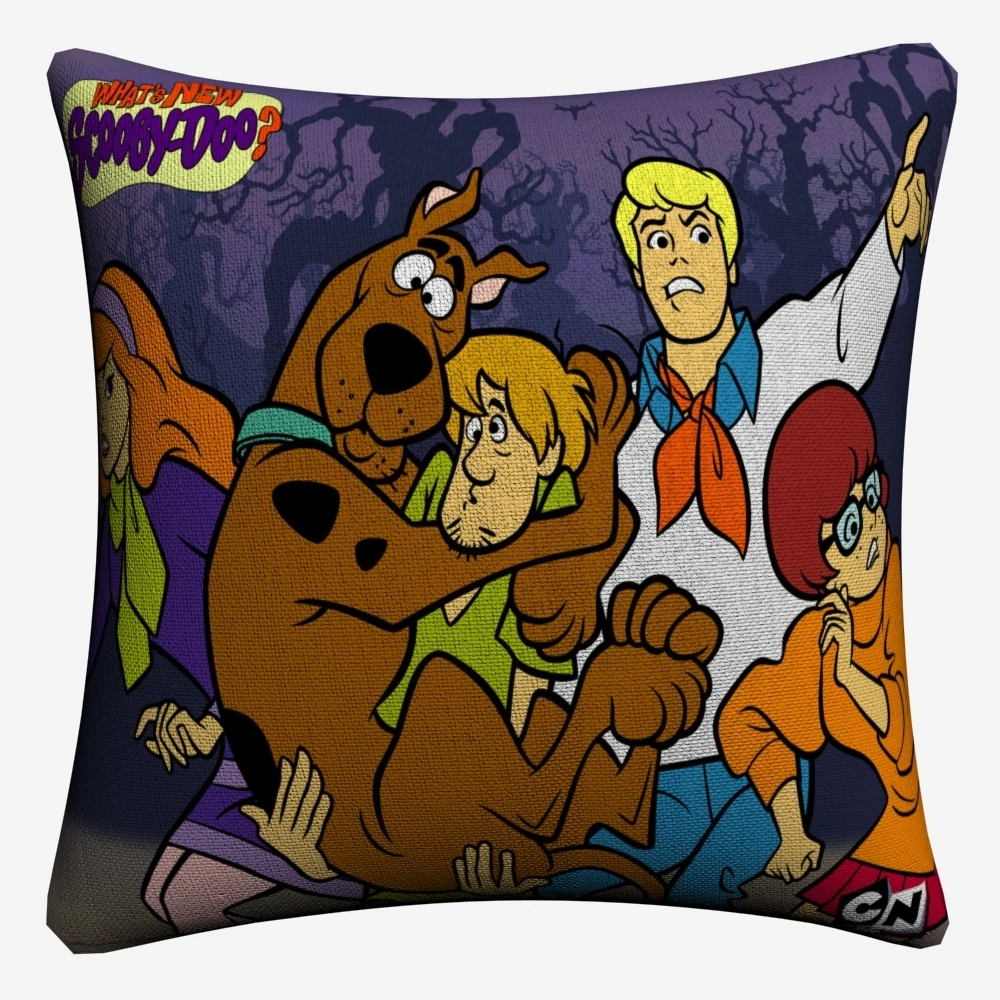 Scooby Doo мультфильм Декоративные хлопок белье Чехлы для подушек 45 x см 45 см диван стул пледы наволочки домашний декор Almofada