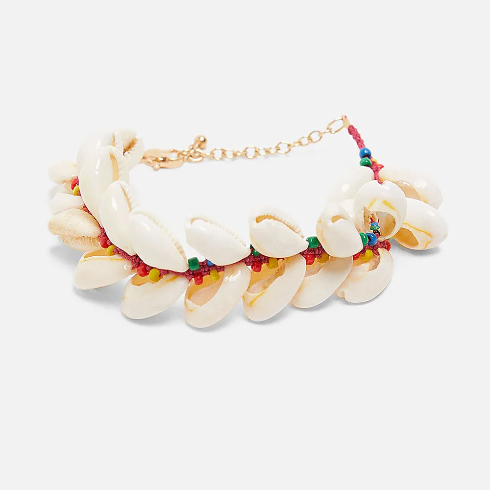 

Dvacaman ZA Shell Beaded Charm Bracelets Sets Boho Ethnic Chain Bracelet for Women Girl Handmade Beach Jewelry Wholesale Bijoux