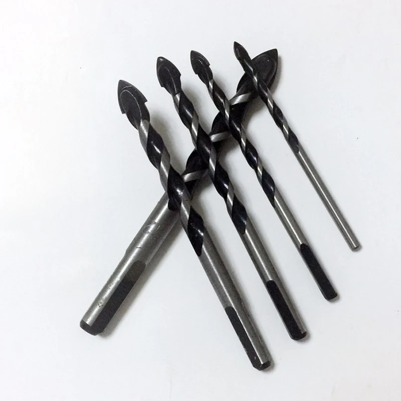 Buy 5pcs/ set triangle drill 5.6.8.10.12mm v twist drill bit concrete ceramic