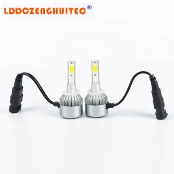 

LDDCZENGHUITEC H4 H7 LED Car Headlight C6 H1 H3 Headlamp Light H8/H11 HB3/9005 HB4/9006 9012 9007 H13 72W 8000LM All In One Car