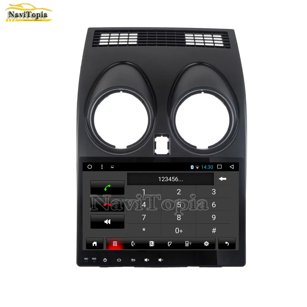 Sale NAVITOPIA T8 Octa Core Android 8.1 Car DVD GPS Navigation for Nissan Qashqai 2007 2008 2009 2010 2011 2012 2013 Car PC Radio 7