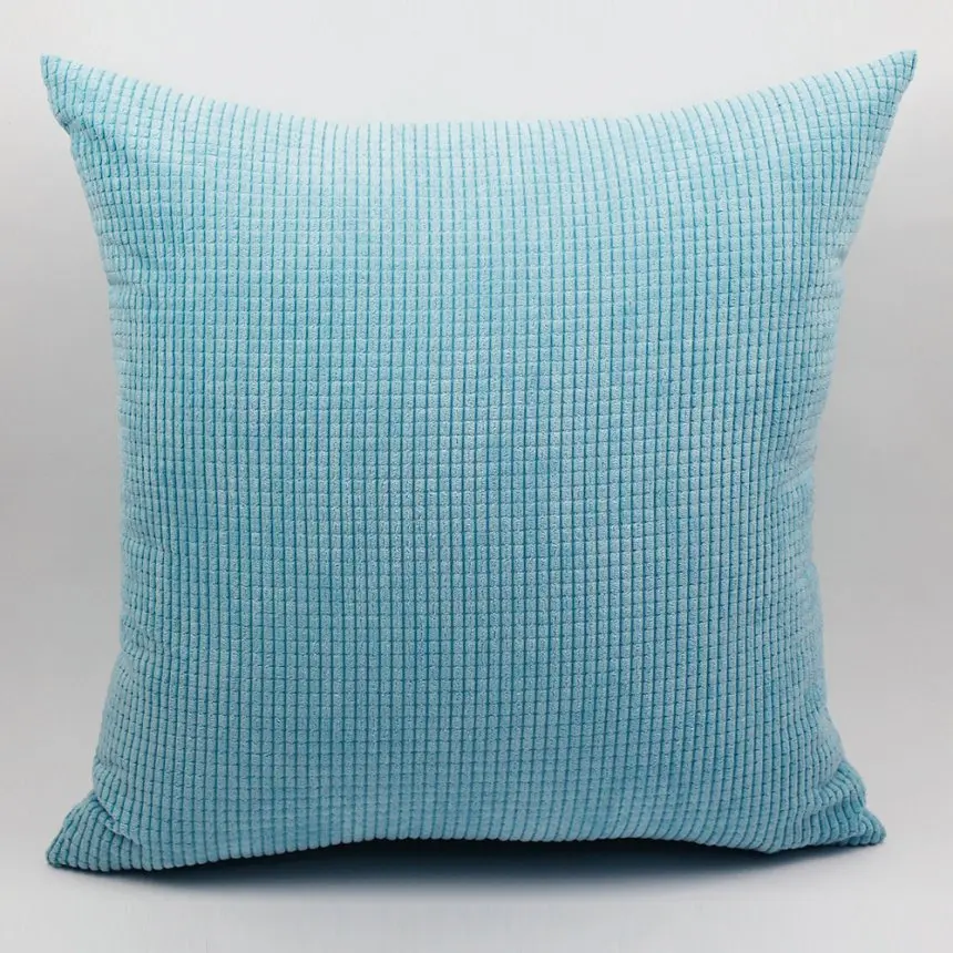 Corduroy Sofa cushion cover 30x45/40x40/45x45/40x60/50x50/55x55/60x60cm decorative throw pillowcase home pillow cover - Цвет: Turquoise