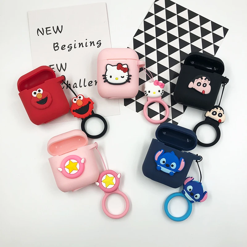 

1Pcs Cute Case For Apple Airpods Accessories Protective Cover Cute Antidust Bag DIY Case with Rope