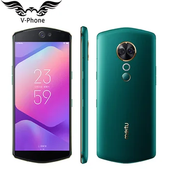 Перейти на Алиэкспресс и купить Оригинальный мобильный телефон Meitu T9 Sefie Beauty 4G LTE 4 Гб 6 ГБ RAOM 64 Гб 128 ГБ ROM 6,01 дюймВосьмиядерный Snapreagon 660
