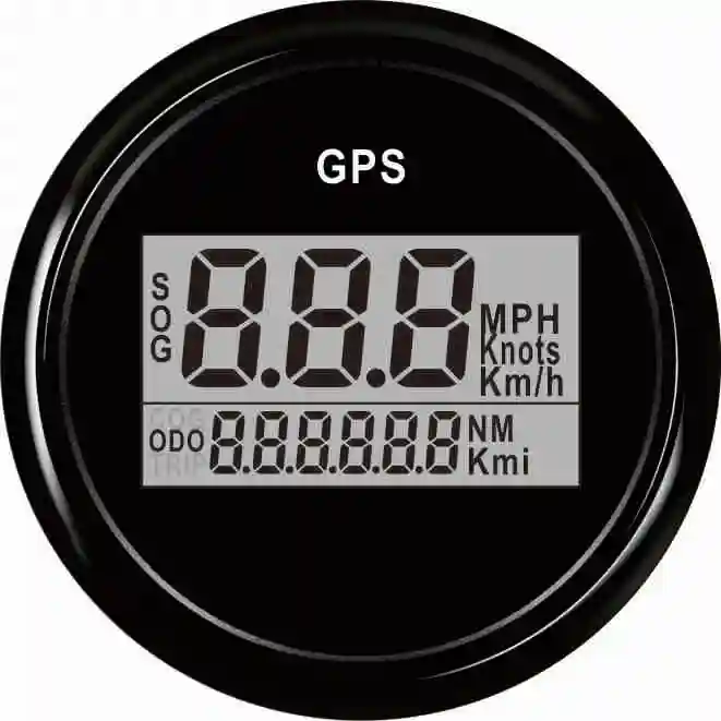 Popular 52mm Digital GPS Odometer Speedometer for Cars Buggies Tractors