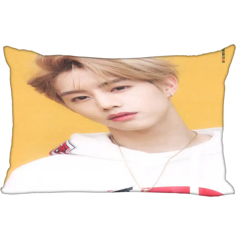 

New Arrival Custom GOT7 Mark Satin Pillowcase 35x45cm (one side) Printed Zipper Pillow Cover Custom your image gift