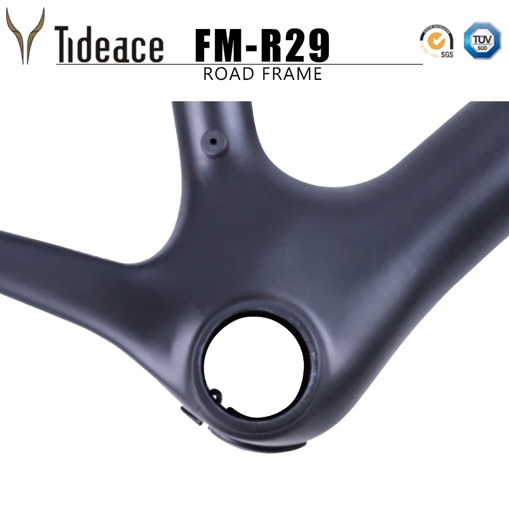 Discount 2019 super light almost 800g one-piece Road carbon bicycle frame 46/48/50/52/54/56/58cm road bike monocoques frame 5