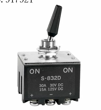 

[ZOB] S-832D imported Japanese nkk Toggle Switch S-21B S-21A toggle switch rocker switch S-38 --2PCS/LOT