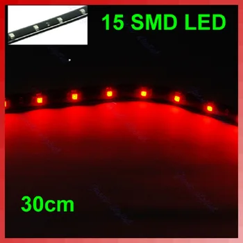 

Waterproof 12V 30cm 3528 SMD LED Car Motor Neon Strip Light Flexible Vibration-resistant and Low Power Consumption